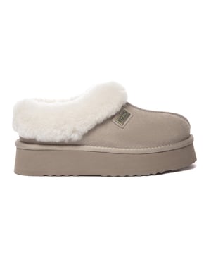 EVER AU Australia Women Topknot Leather Slippers