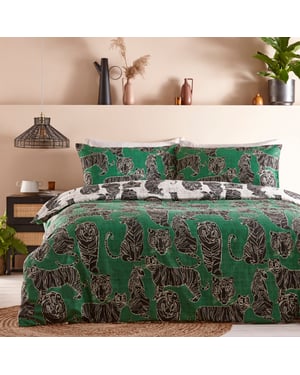 furn. Wildcat Reversible Duvet Cover Set