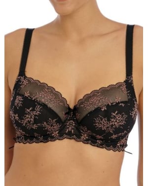 Offbeat Decadence Side Support Bra - Vintage Rose
