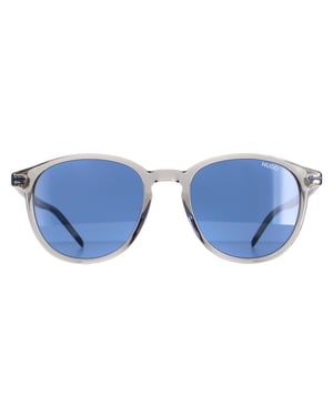 Hugo by Hugo Boss Round Mens Grey Blue Avio HG 1169/S