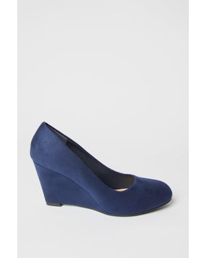Duke Wedge Court Shoes