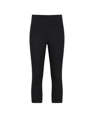 Mountain Warehouse Dam/Ladies Blackout Capri Leggings med hög midja (Svart)