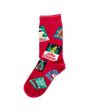 Damessokken met anti-drukrand WJFLSFUNCH06-MULTICOLOR