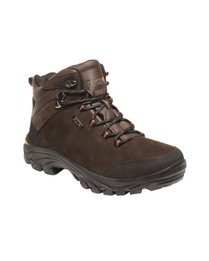 Regatta Great Outdoors Mens Burrell Leather Hiking Boots (Fawn Brown)