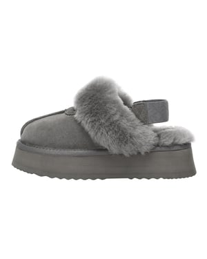 EVER AU Platformpantoffels met verwijderbare riem voor dames-WAGTAIL