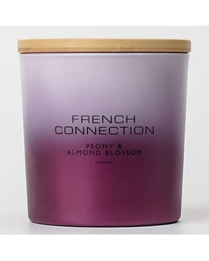 French Connection Metallic Collection Peony & Almond Blossom Candle 331g