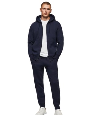Kruze Heren Zip Up Hoodie Trainingspak