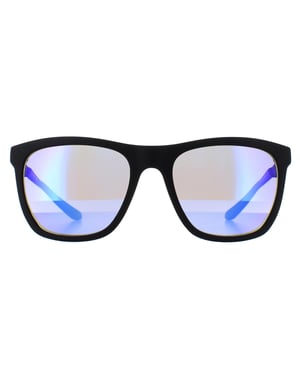 Dragon Rectangle Mens Matte Black Lumalens Blue Ionized Wilder