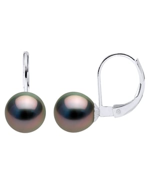 Oorbellen Tahitian Parels 89mm Oval 925