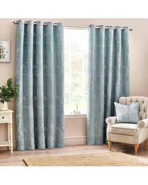 Wylder Sophia Room Darkening Eyelet Curtains
