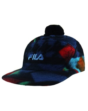Fila Fleece Pom Pom Womens Navy Hat