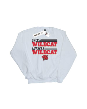 Disney Dames/Dames High School Musical The Musical Once A Wildcat Sweatshirt (Wit)