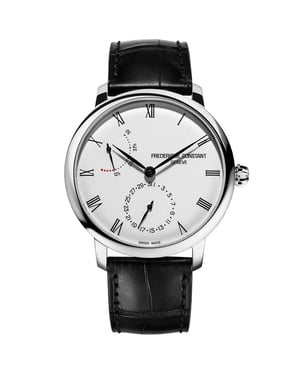 Frédérique Constant Slimline Heren Horloge Zwart FC-723WR3S6
