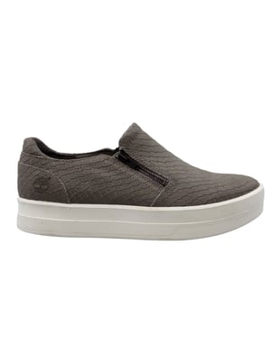 Timberland Mayliss Grå Läder Slip On Damskor med sidozipp A1FI7
