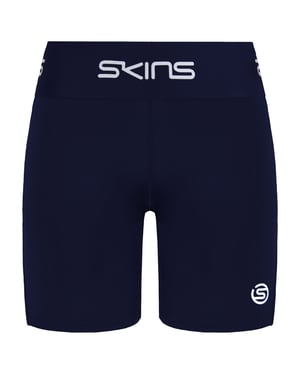 Skins Series-1 Womens Navy Half Tights Shorts