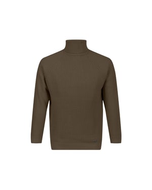 19V69 Italia Mens Pullover Green MATT OLIVE