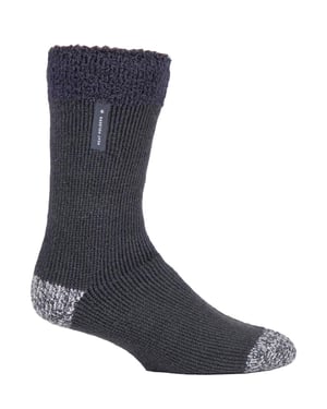HEAT HOLDERS - Mens Warm Luxury Fleece Lined Lounge Bed Socks