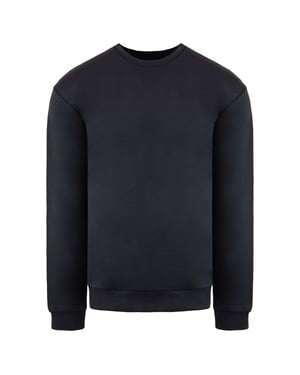Emporio Armani Mens Washed Black Sweater