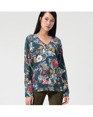 Bloemenprint blouse