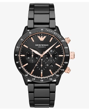 Emporio Armani Mario Men's Black Watch AR70002