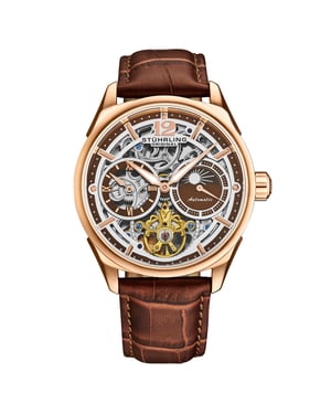 Vanguard 1019 Dual Time Automatic Skeleton