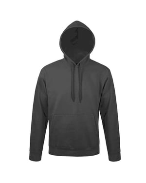 SOLS Unisex vuxen orm huvtröja för vuxna (Mörkgrå Solid)