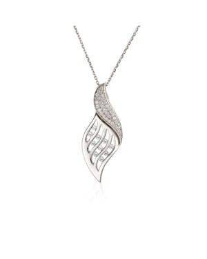 Orphelia Dames 925 Sterling Zilveren Ketting met Hanger - Zilver ZH-4778