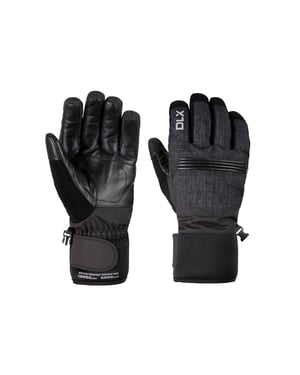 Trespass Unisex Vuxen Sidney Läderhandflata Snösporthandskar (Svart)