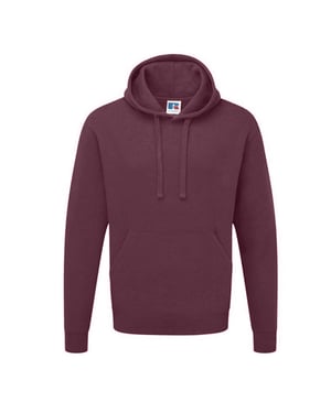 Russell Colour Mens Hooded Sweatshirt / Hoodie (Burgundy)