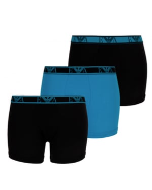 Emporio Armani Boxer Pack voor heren x3 onbewerkt logo