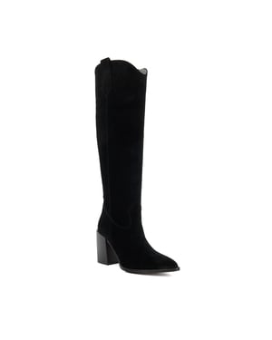 Dune Ladies Tavern - Mid Suede Knee-High Boots