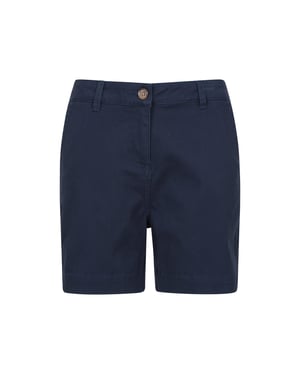 Mountain Warehouse Dames/Dames Bay Chino Organic Shorts (Marine)