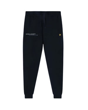 Lyle & Scott Co-ordinate Print Navy Blue Sweat Pants