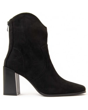 Montevita Heel Ankle Boot Botilan34 I Svart