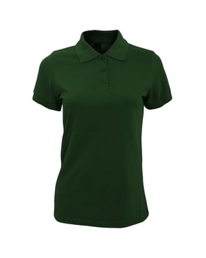 SOLS Dames/dames Prime Pique Polo Shirt (Fles groen)