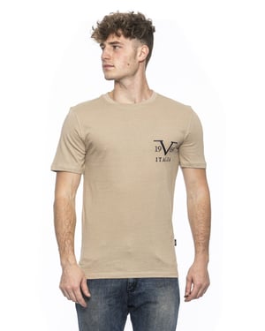 19V69 Italia Mens T-Shirt Troy Beige