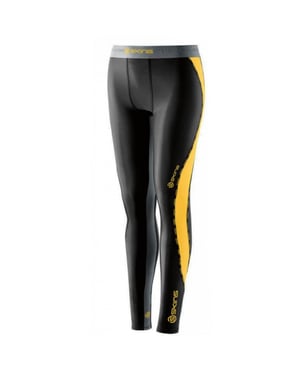 Skins Youths DNAmic Long Leggings Training Gym Tight Black DA99070019238