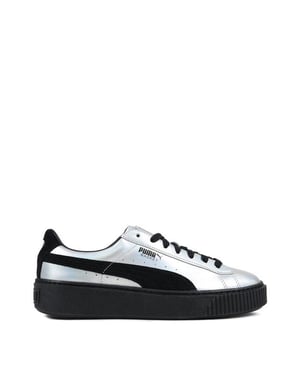 Puma Basket Women's Sneakers Silver/Black