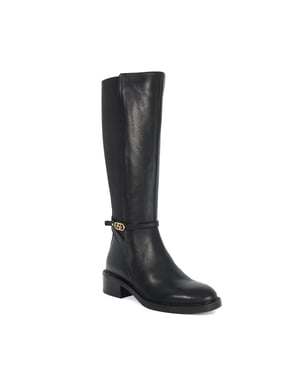Dune Ladies Tias - Branded Buckle Knee High Boots