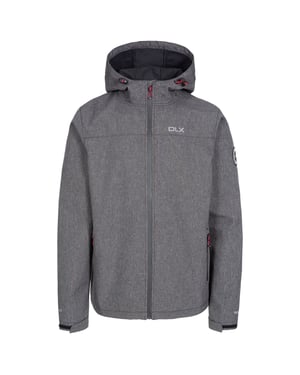 Trespass Mens Anak Soft Shell Jacket (Black Marl)