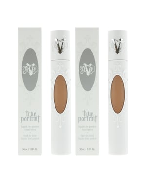KVD Beauty True Portrait Liquid-To-Powder Foundation 30ml - Tan 068 x 2