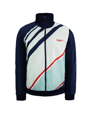Puma Fitted Orginals Track Jacket Zip Up Lange Mouw Navy Heren Top 550953 01
