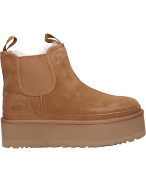UGG Australia Dames neumelplatformchelsea chestnut