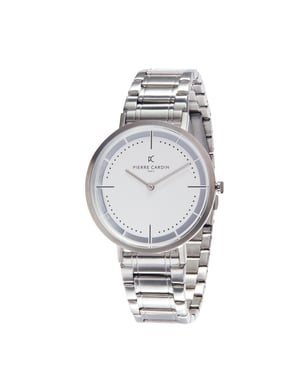 Pierre Cardin Belleville Park herenhorloge Zilverkleurig CBV.1022