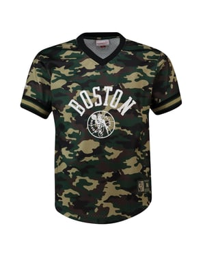 Mitchell & Ness NBA Boston Celtics Heren Camo Mesh T-shirt