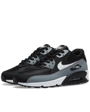 Nike Air Max 90 Essential Trainers Black & Grey