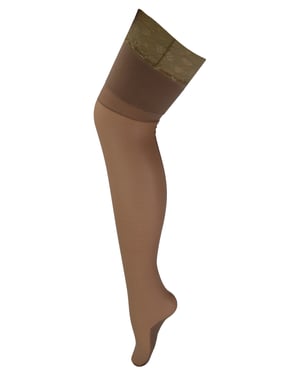 Sheer Seamed Tights for Women | Sock Snob | Glossy | Back Seam | High Waisted - Nude / Nude