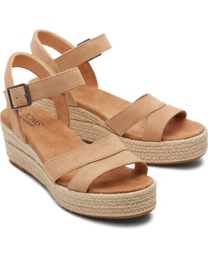 TOMS Audrey 100% Koe Vrouwen Honing Wedges