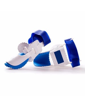 Aquarius Orthopedic Foot Bunion Corrector and Straightener, White and Blue