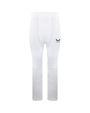 Castore Logo Mens White Baselayer Leggings